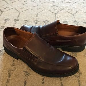 Men’s Josef Seibel leather slide shoes